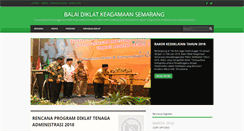 Desktop Screenshot of bdksemarang.kemenag.go.id